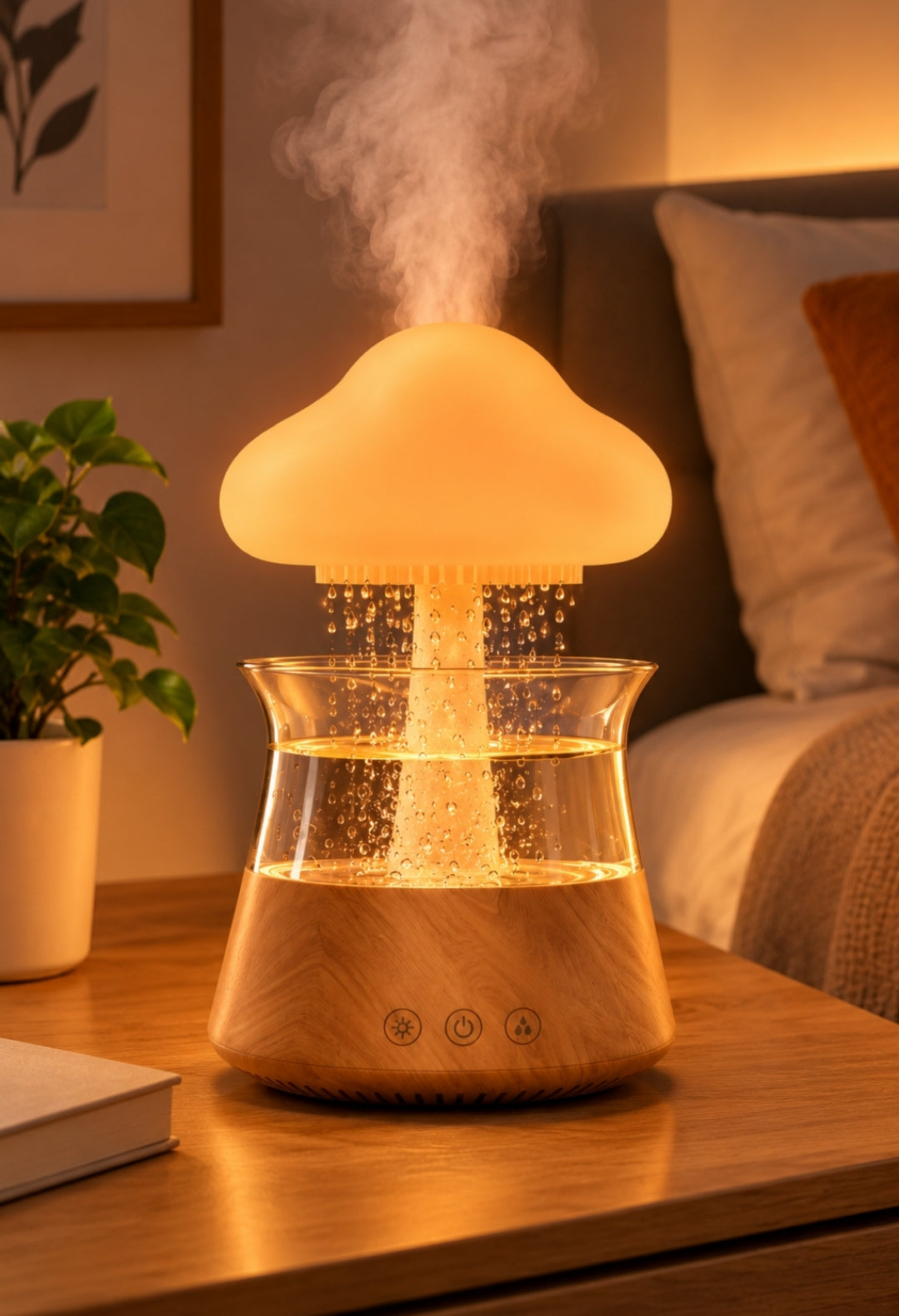 Humidificador en forma de nube